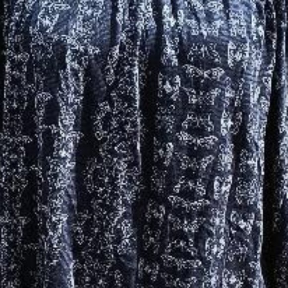 Sonoma Blue Off-Shoulder Smocked Cotton Blend Peasant Dragonfly Top Blouse XL - Picture 2 of 3